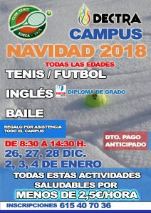 CAMPUS DE NADAL 2018-2019 / CAMPUS DE NAVIDAD 2018-2019