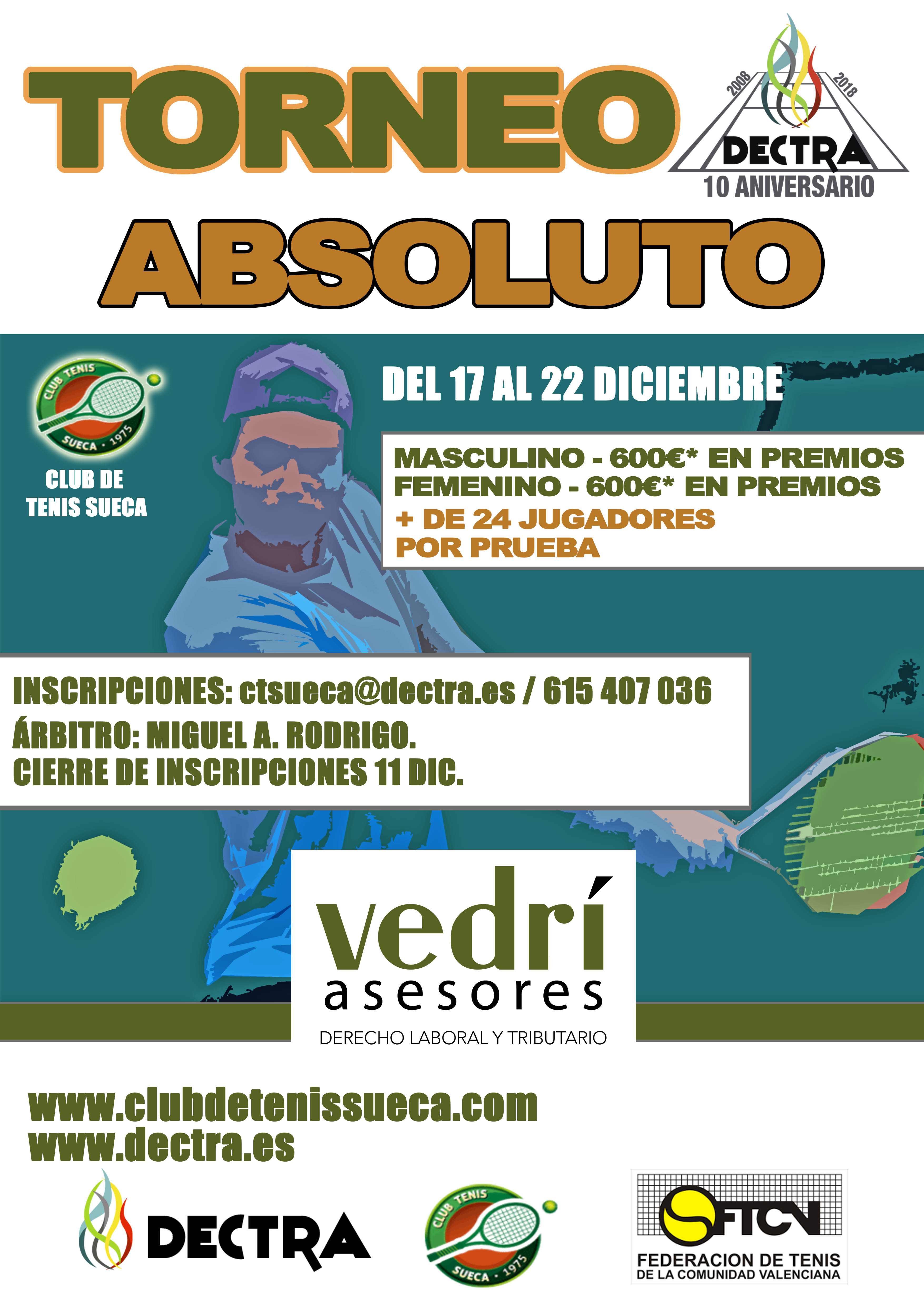 I TORNEIG ABSOLUT 10º ANIVERSARI DECTRA